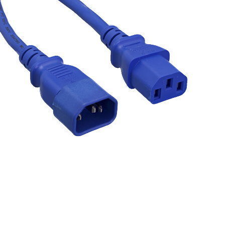 2 Ft Blue Power Cable for Cisco CAB-C13-C14-AC= Replacement Jumper Cord PDU UPS