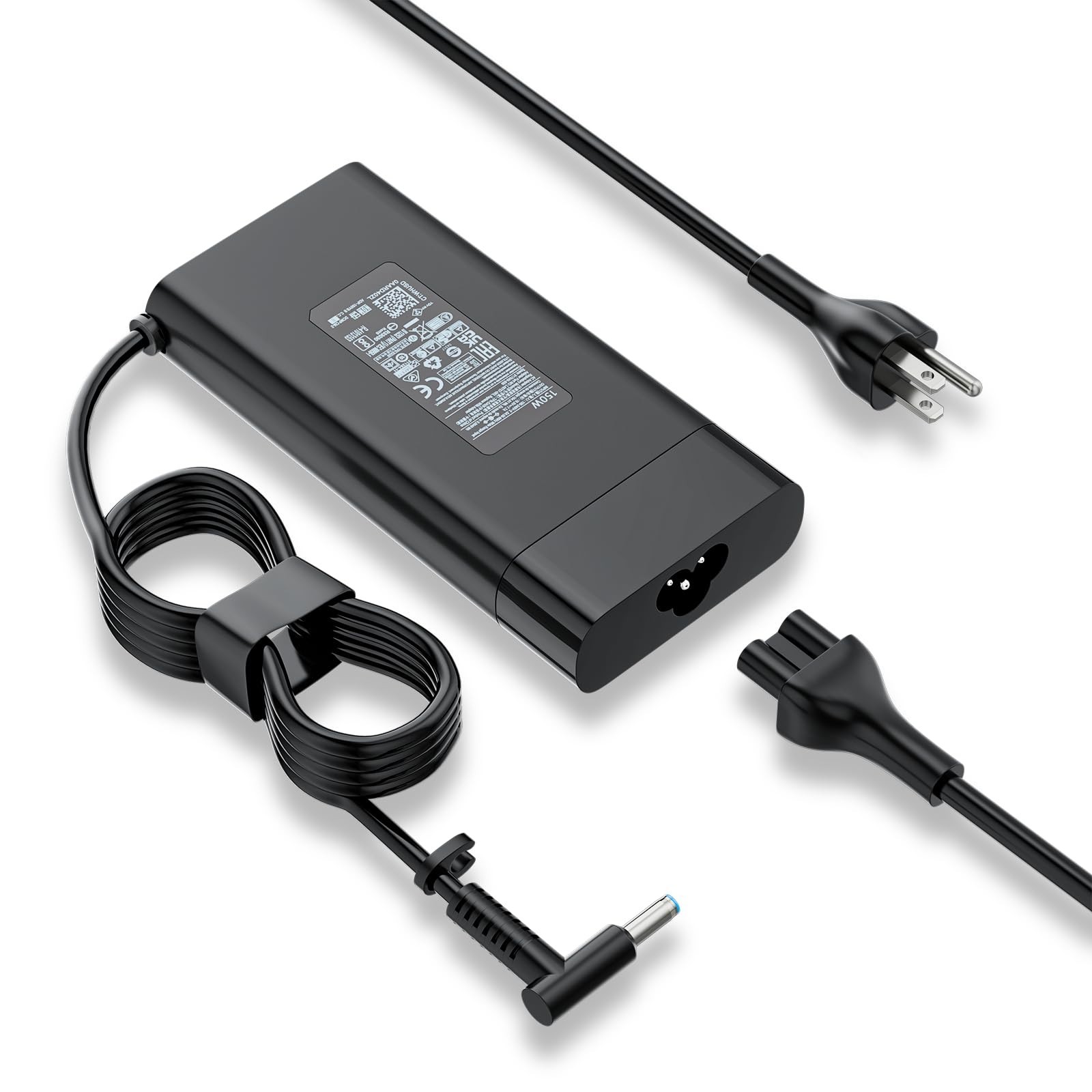 150W 19.5V Laptop Charger, 7.7A Power Adapter for Gaming & Business Laptops