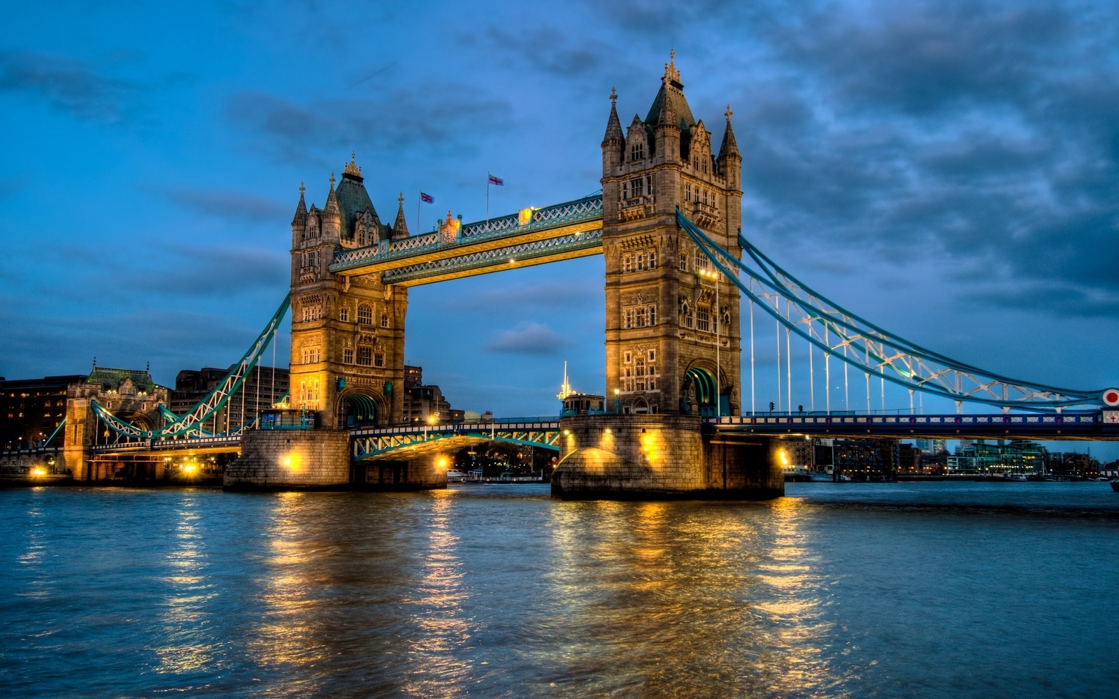 Landscape england architecture tower bridge uk london Custom Gaming Mat Desk