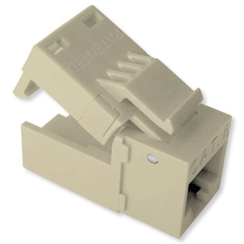 Platinum Tools 706IV-4C Ivory EZ-SnapJack Cat6 Connectors, 4 Piece