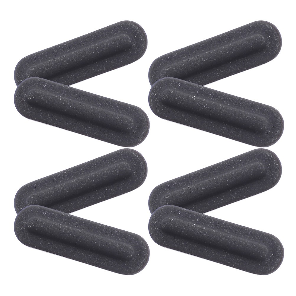 Rubber Laptop Bottom Feet Pads Set 8Pcs Black Durable Anti Slip for Home Use
