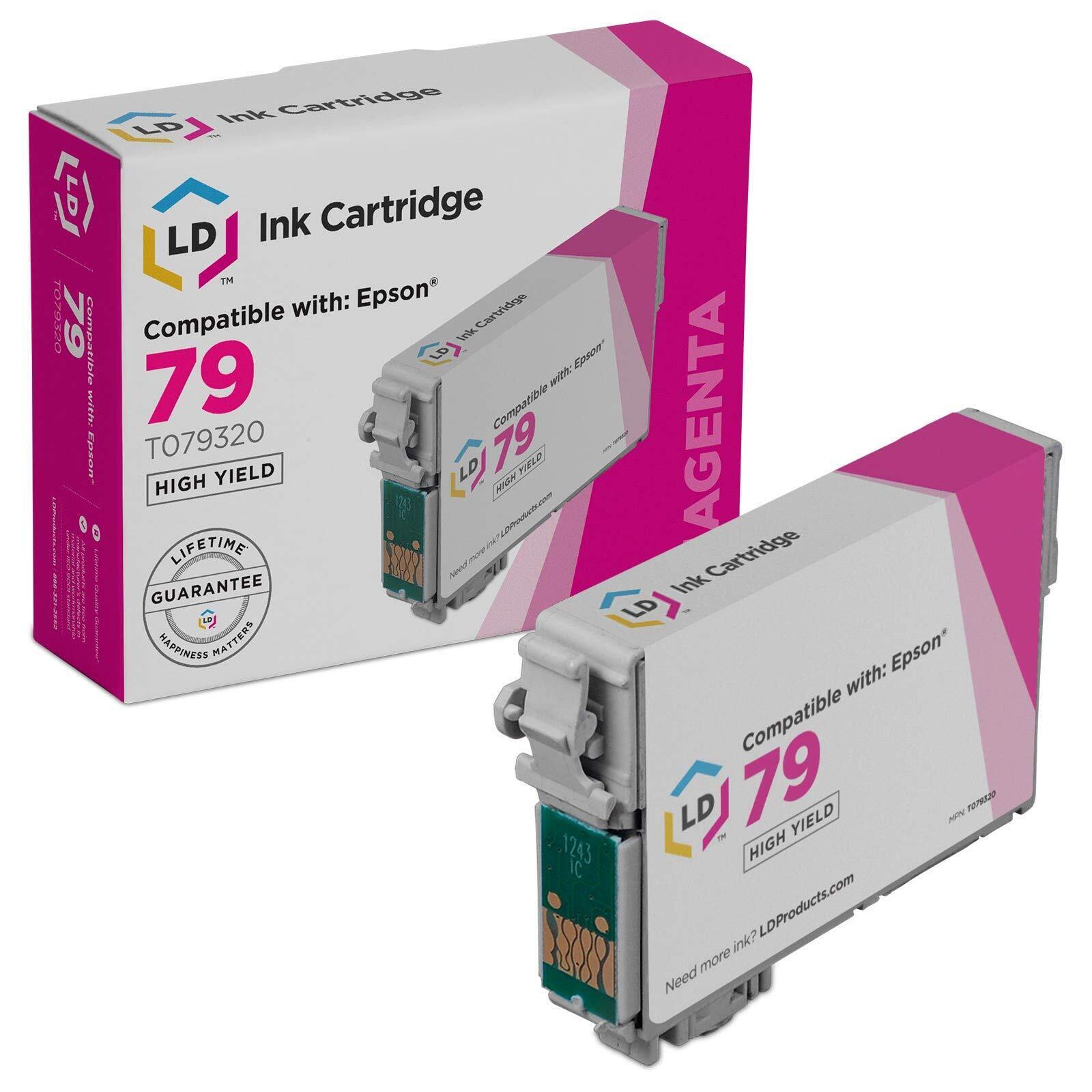LD Reman Replacement for Epson T079320 (T0793) Magenta HY ink Cartridge