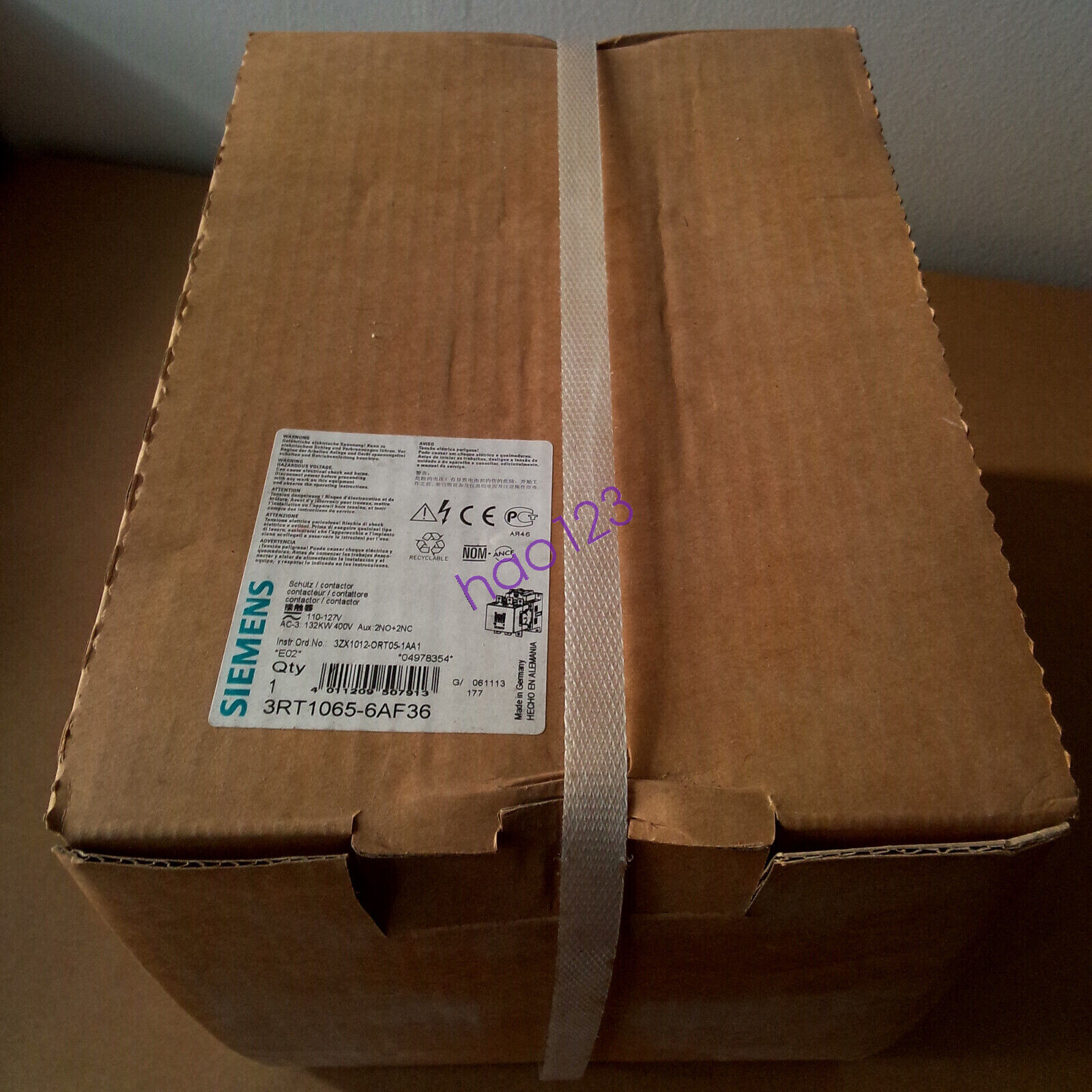 1PC New In Box Siemens Contactor 3RT1065-6AF36 FAST SHIP DHL/FedEx