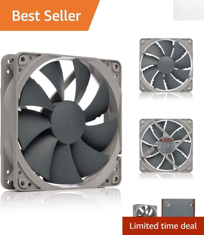 Efficient 120mm Silent Fan | 4-Pin PWM | Perfect for  Cooling Solutions