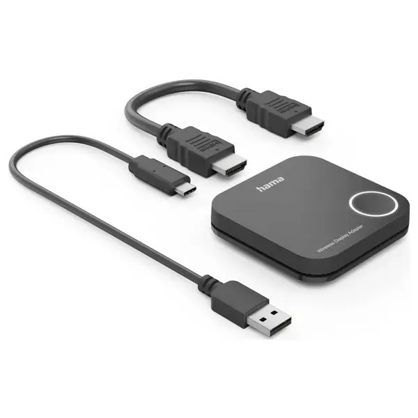 Hama 200358 Wireless Display Adapter, HDMI™, Full HD 1080p, Incl. Cable System