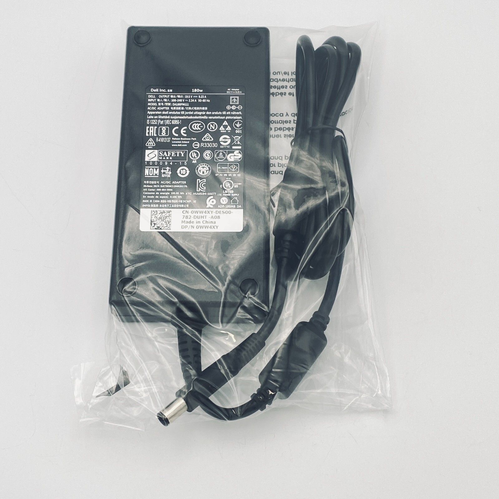 NEW 180W Dell AC Adapter For Dell-UD22 Universal Dock UD22 210-BEXR HGD8J