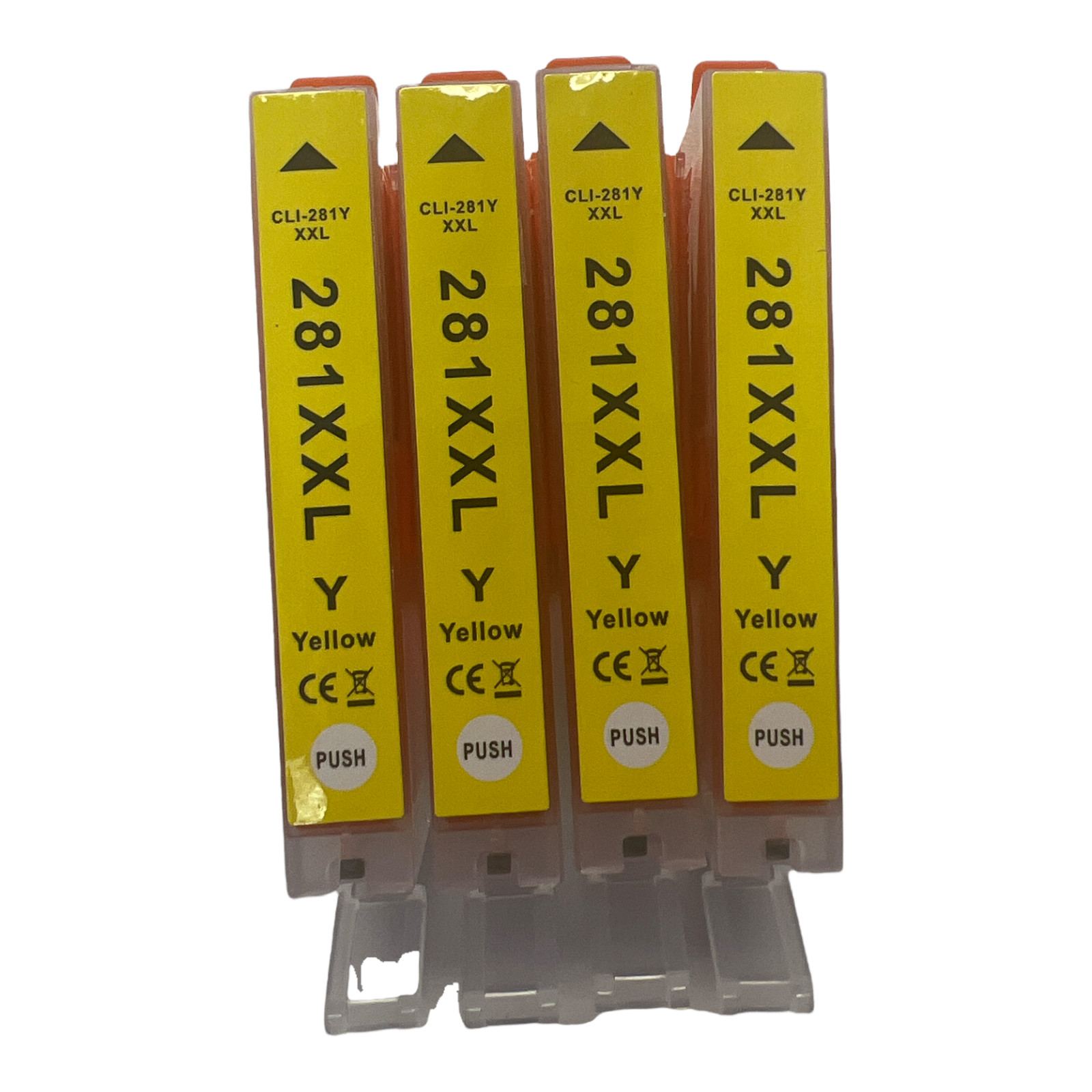 4pk CLI-281XXL yellow Ink Cartridge for Canon Pixma TS8120 TR8520 TS9520 TS9521