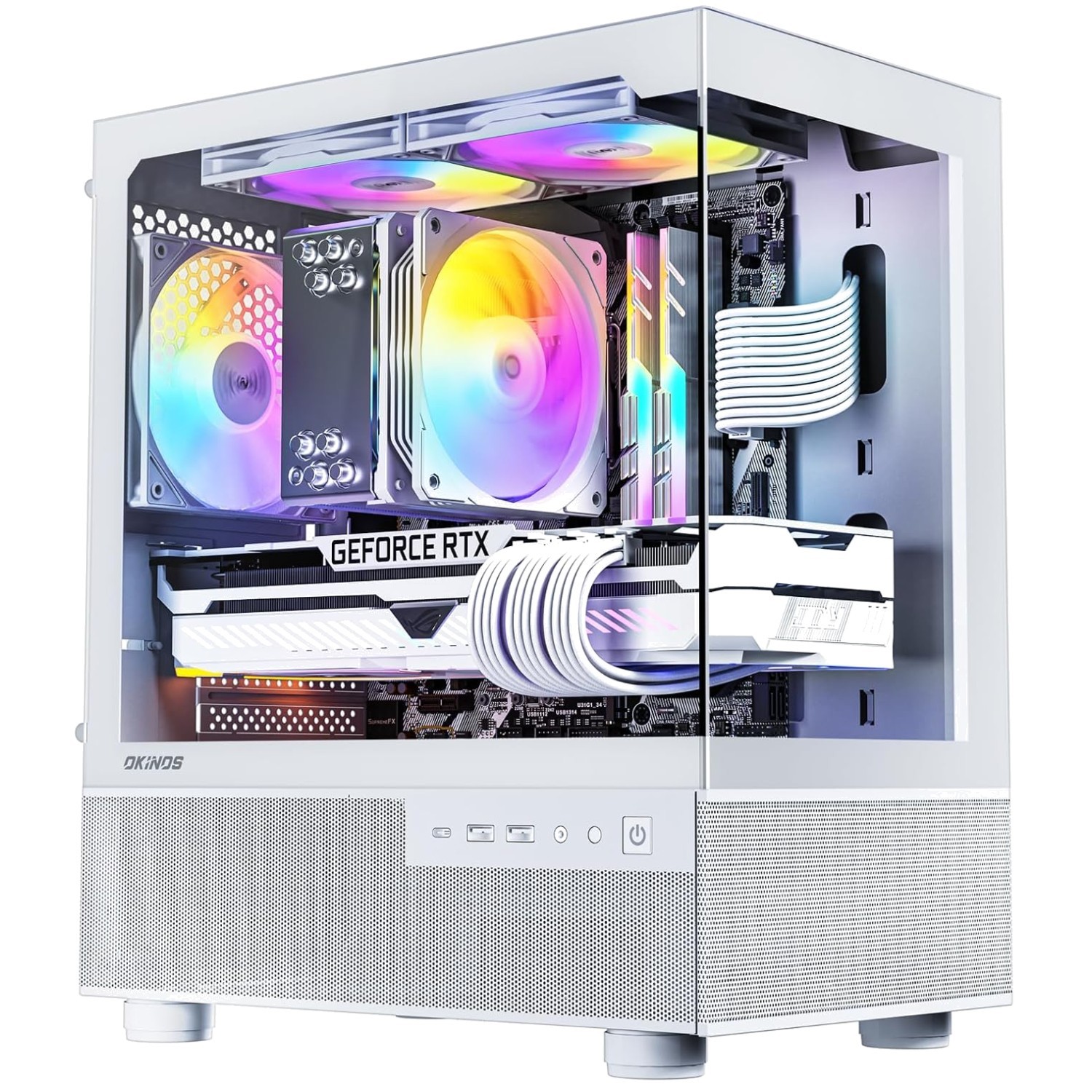 Micro ATX Case with Vertical Airflow Design