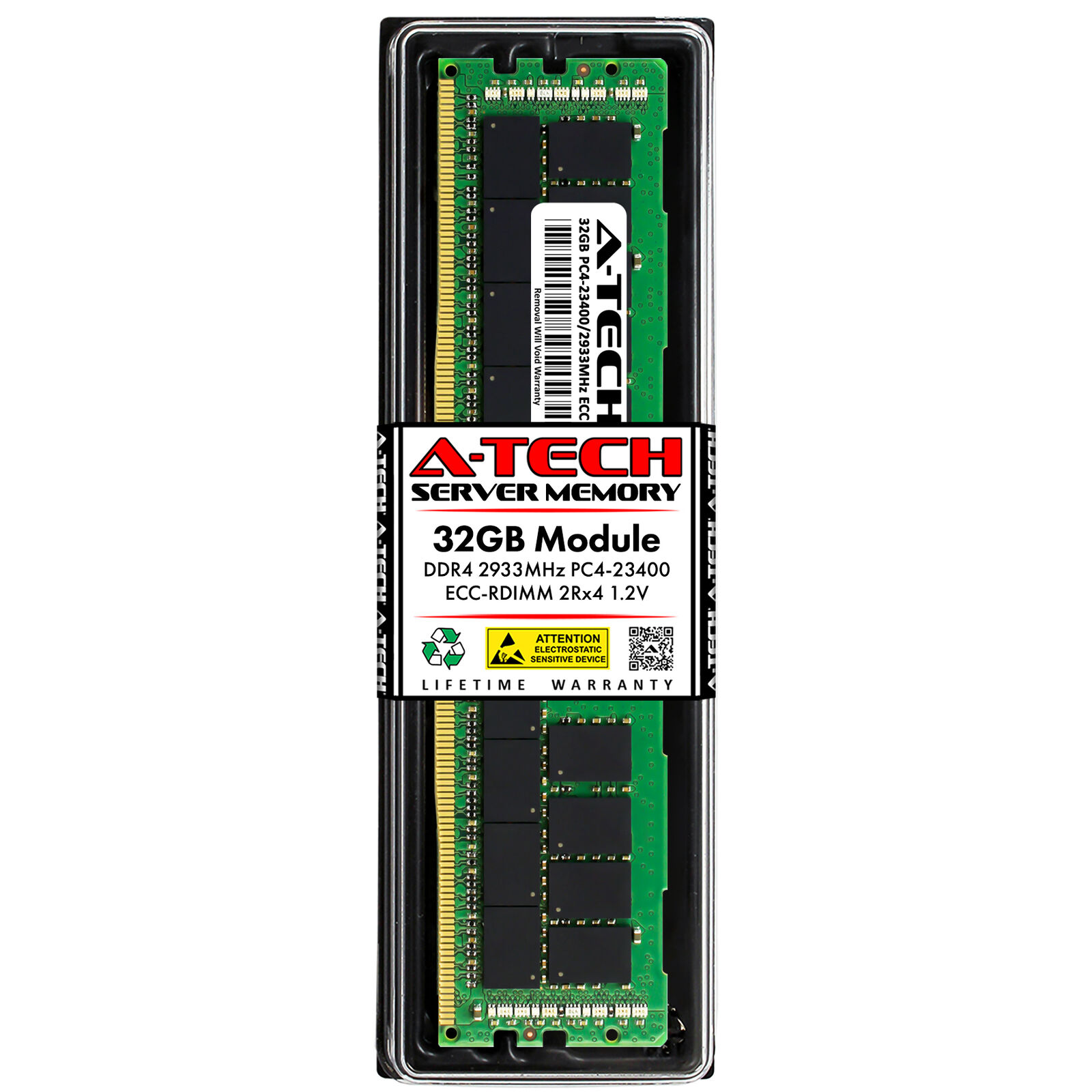 32GB DDR4 PC4-23400R RDIMM HP 840758-791 Equivalent Server Memory RAM