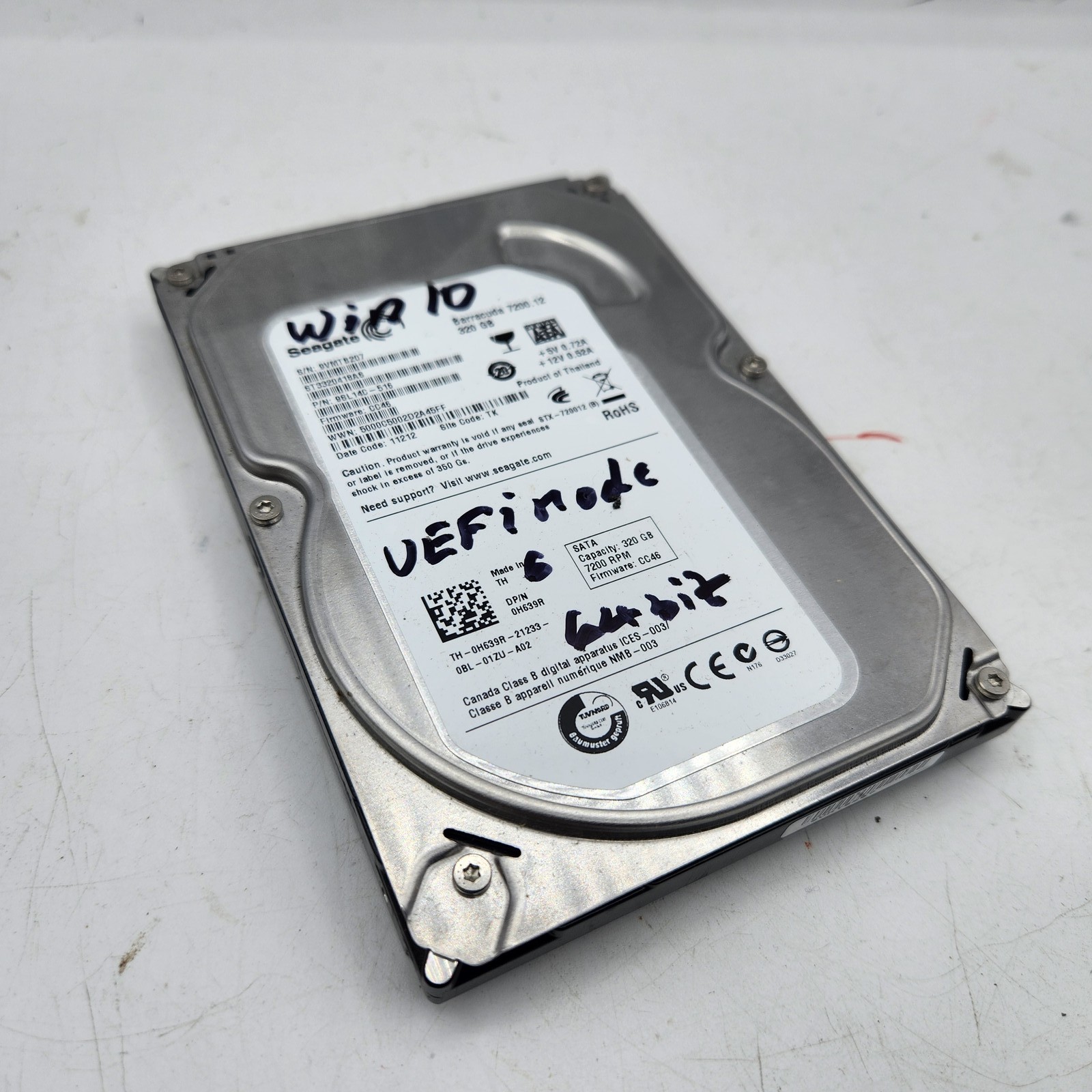 Seagate Barracuda 7200.12 320GB SATA 3.5" Desktop Hard Drive HDD ST3320418AS