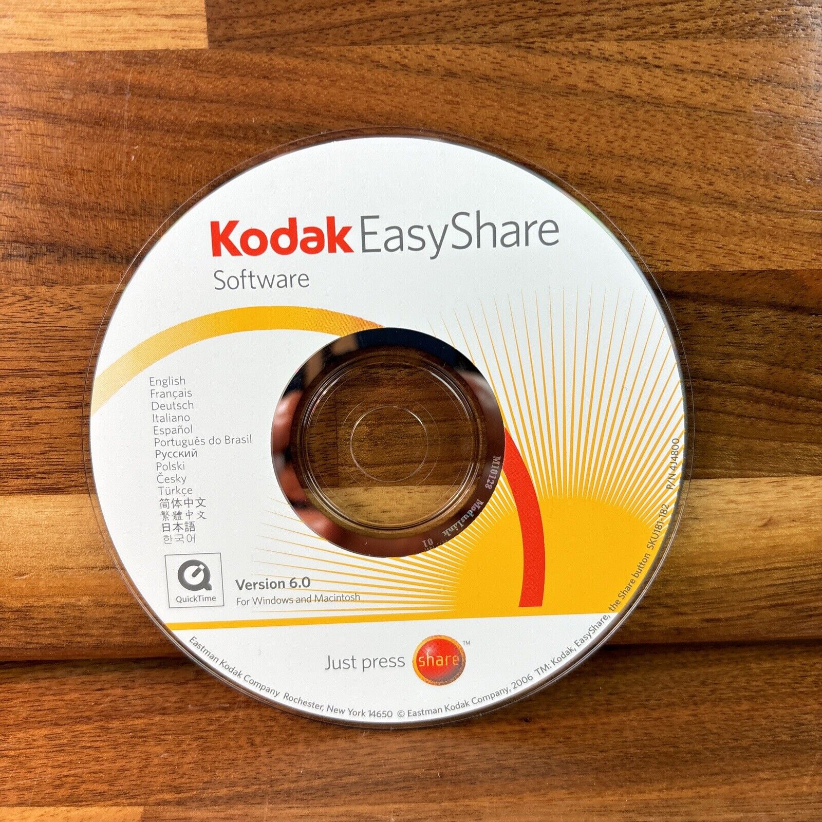 Kodak Easy Share Software Version 6.0 For Windows & Mac