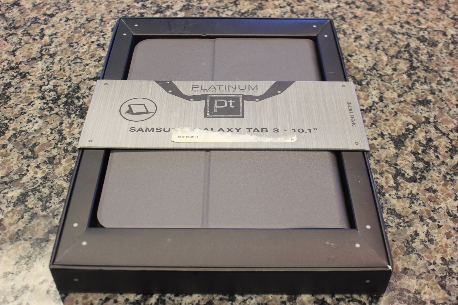 PLATINUM SAMSUNG GALAXY TAB 3 - 10.1" SLIM FOLIO 105175-1 (IO) LOC.Q-4 #26