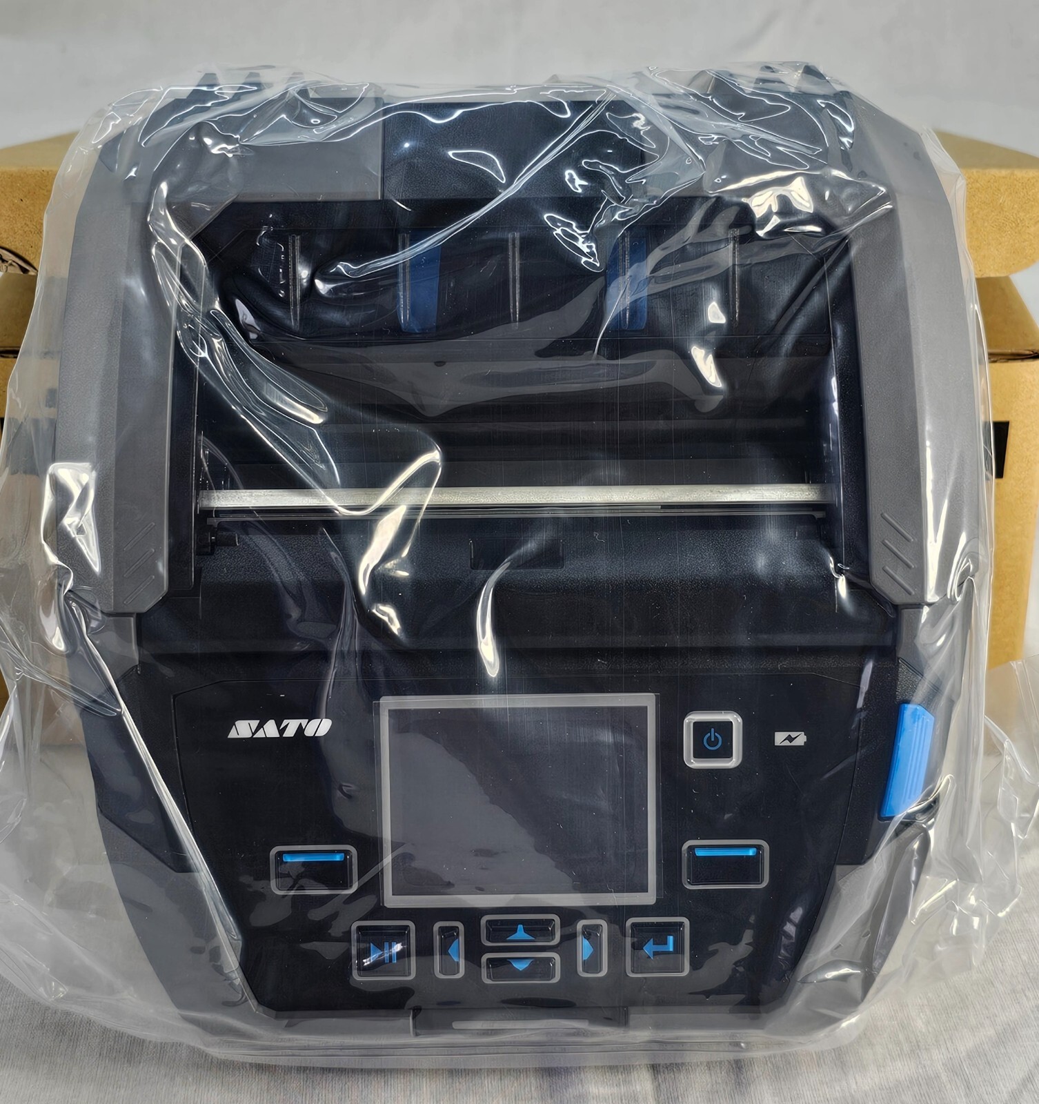 NEW - SATO PW4NX Mobile 4 inch Thermal Label Printer NFC BT Wifi 203dpi  W/ Case