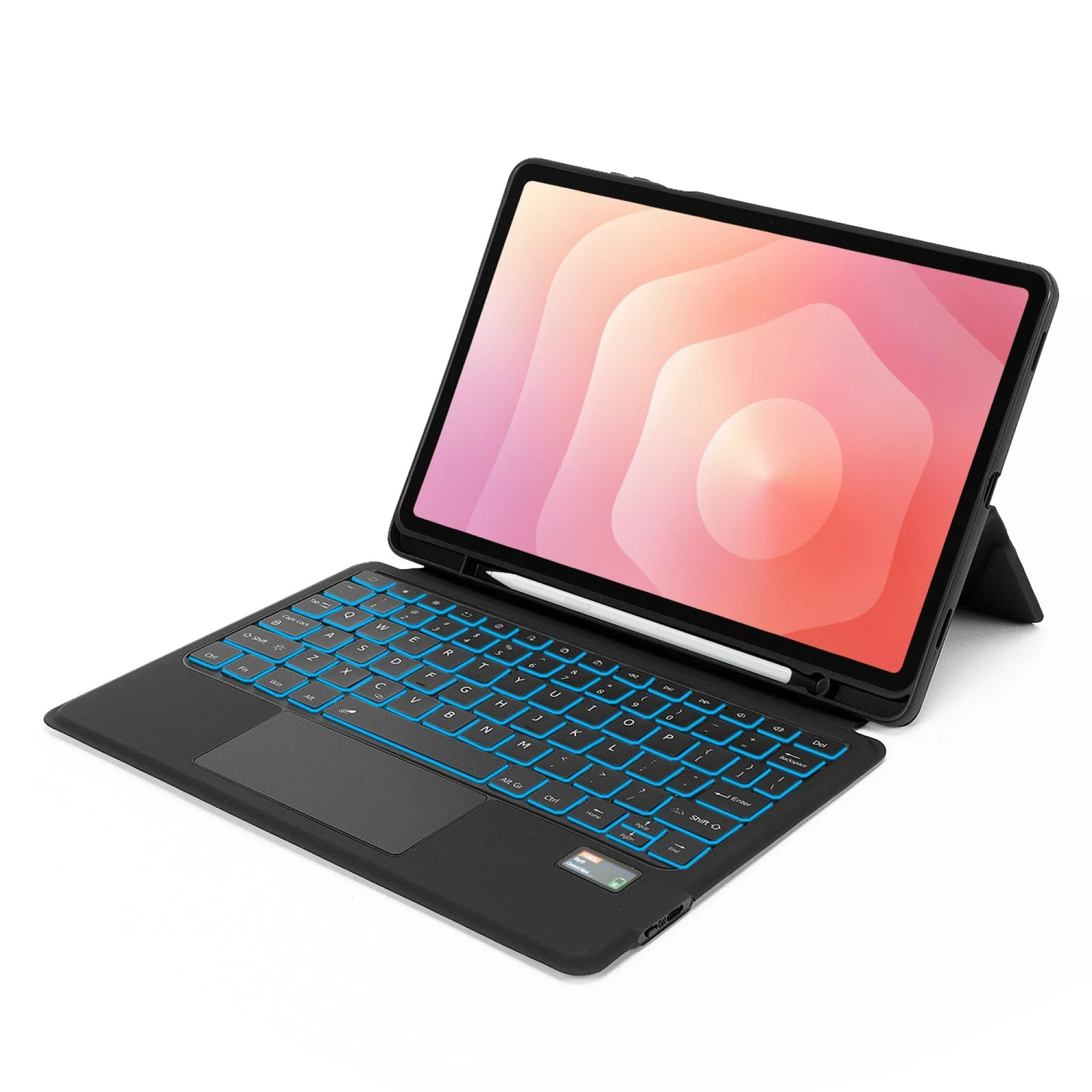 Samsung Galaxy Tab S11 Keyboard Case - Slim Backlit with Trackpad