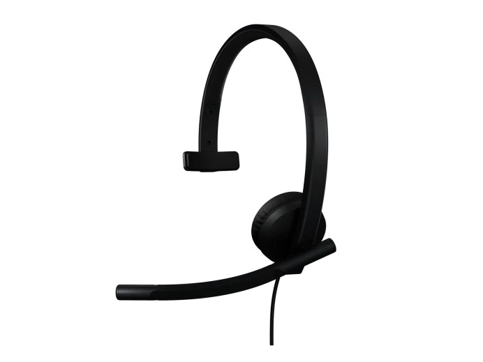 Logitech 981-001425 H570e USB Headset Microphone for PC Mac Black