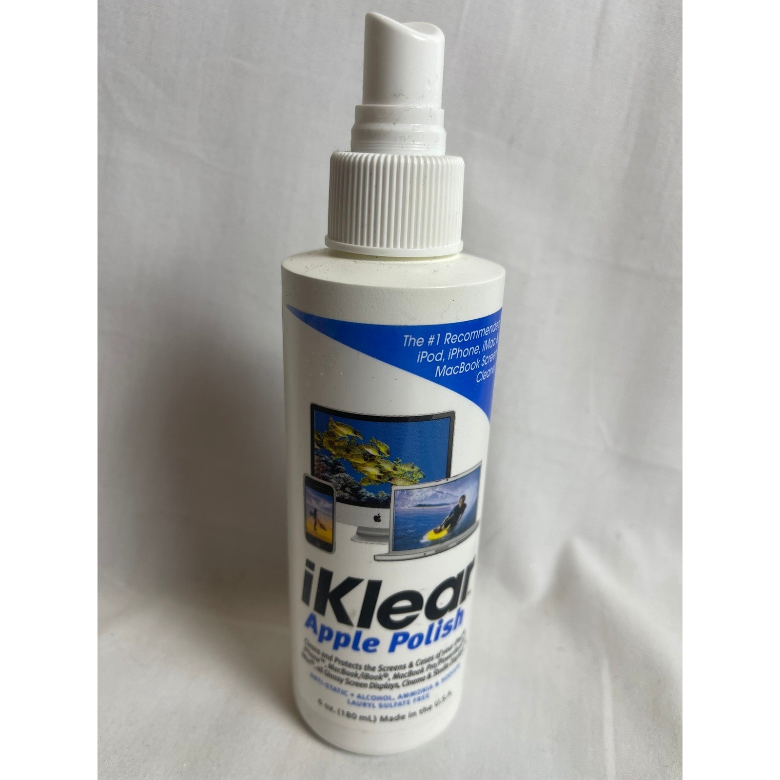 iKlear Apple Polish 6oz Screen Cleaner Spray for MacBook iPhone iPad iMac Tech