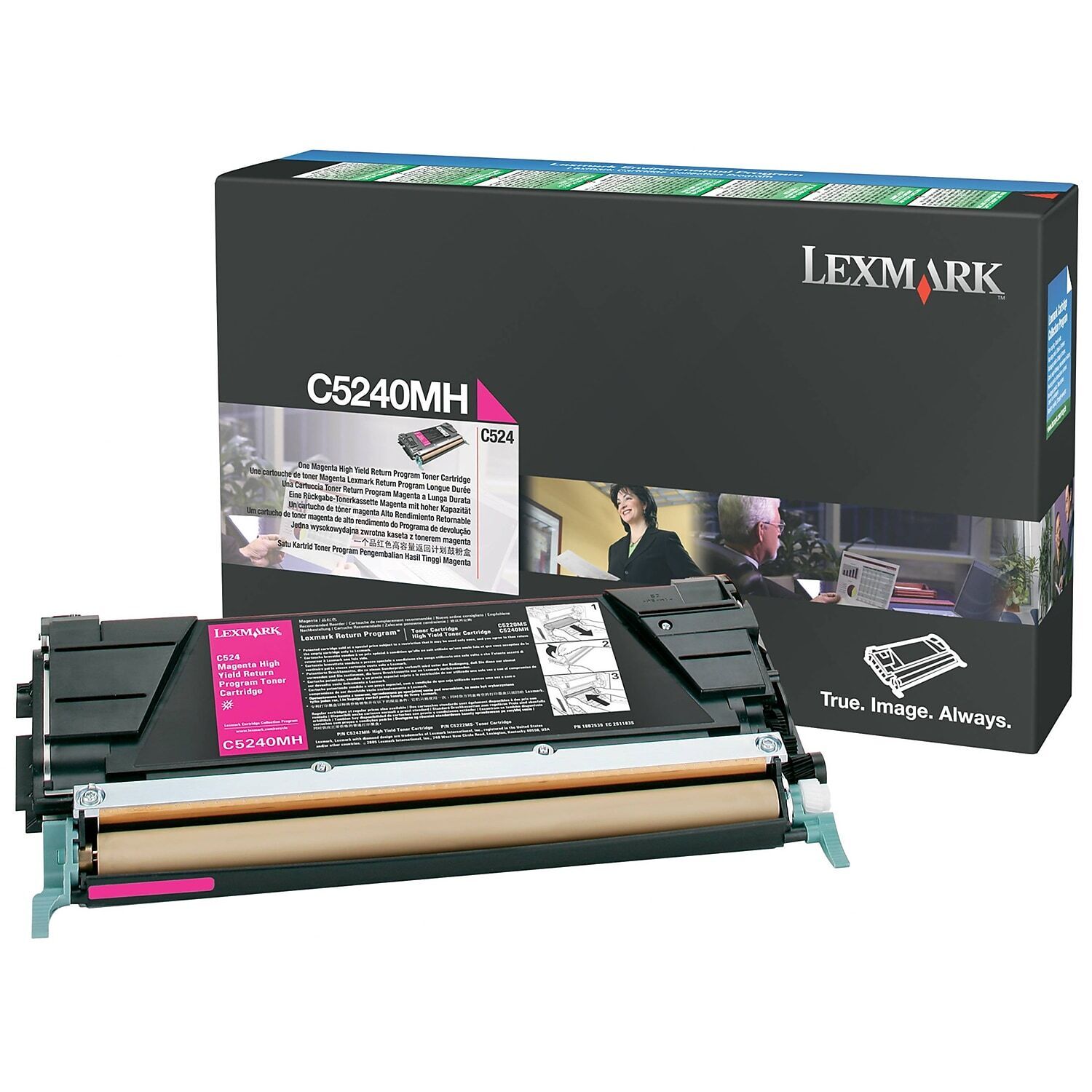 Lexmark C5240MH Magenta Toner Cartridge High