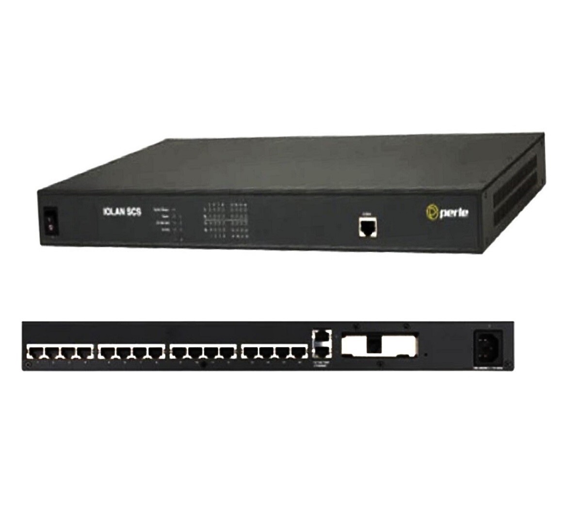 Perle 16 Ports Secure Console Server RJ45 RS232, 2x SFP, PCI (IOLAN SCS16C-DSFP)