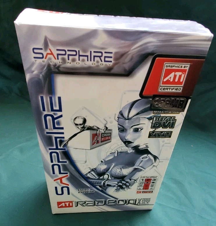 VINTAGE Sapphire ATI Radeon X1900 XT 256MB GDDR3 PCIe Graphics Card Retro Gaming