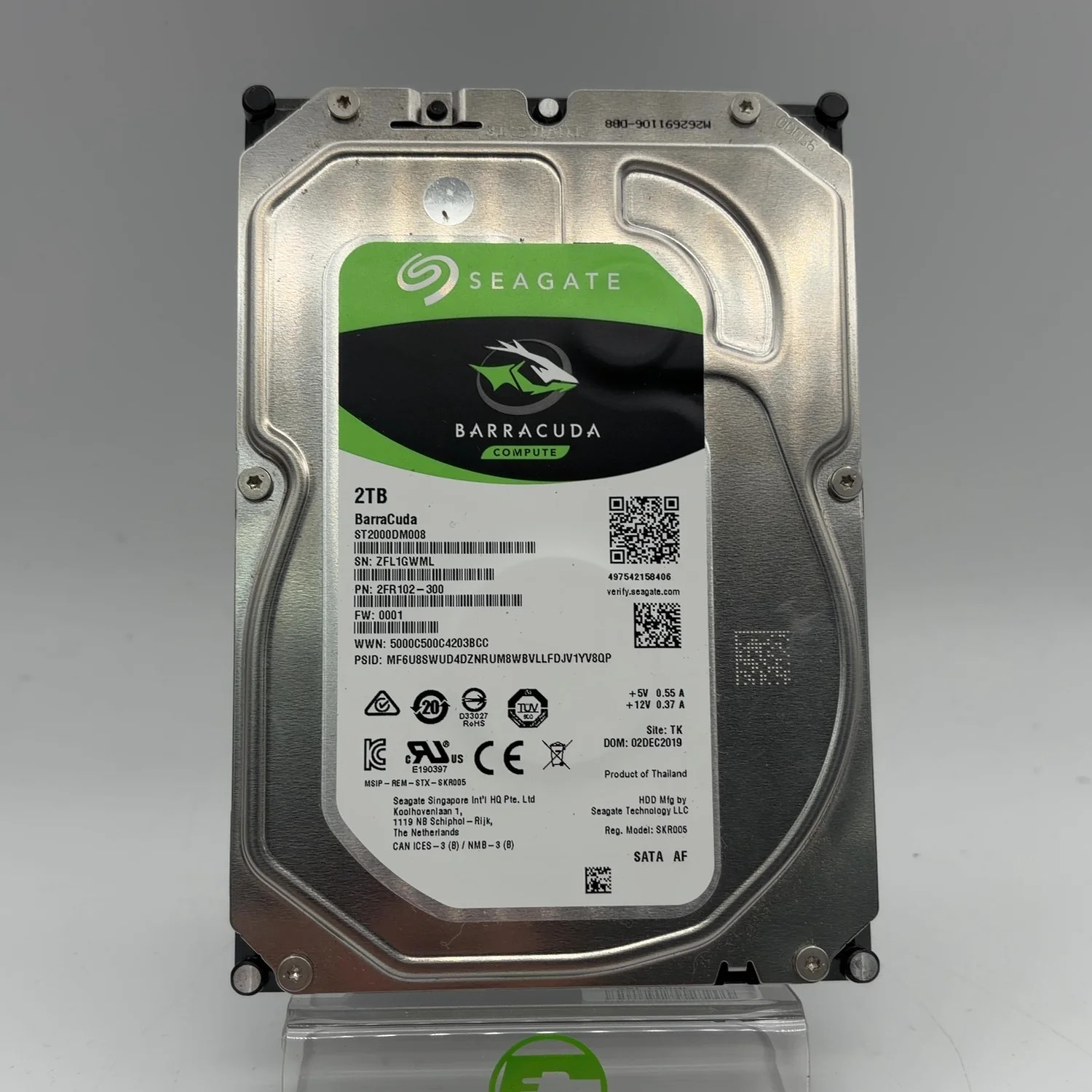 Seagate 3.5" Barracuda 2TB SATA AF HDD ST2000DM008
