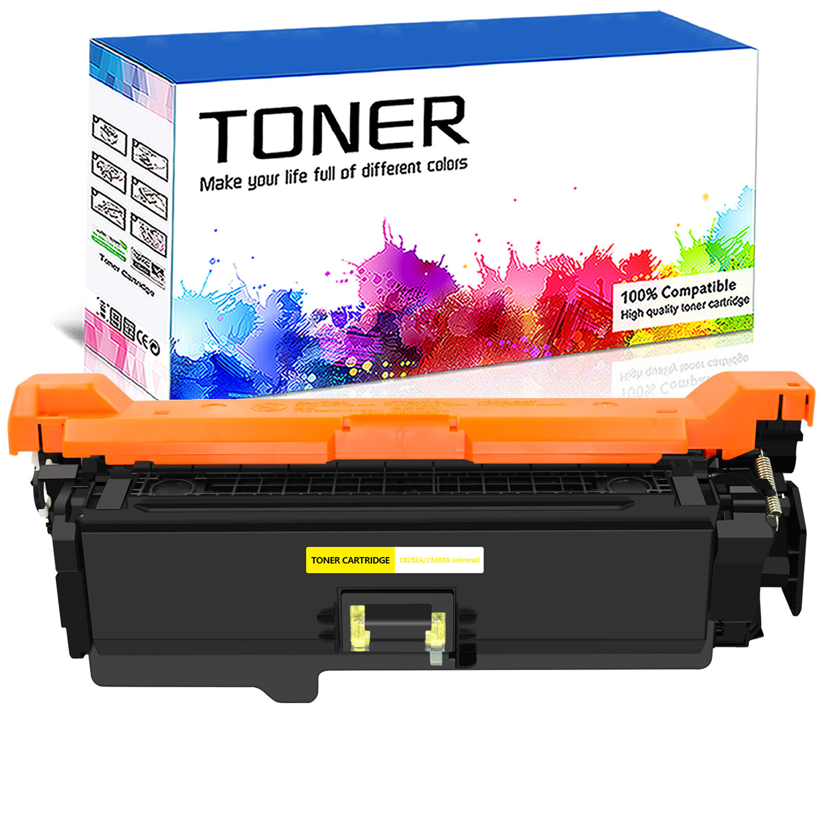 1 PK/Pack Yellow CE252A 504A Toner for HP LaserJet CP3525dn CP3525n 3525x CP3530