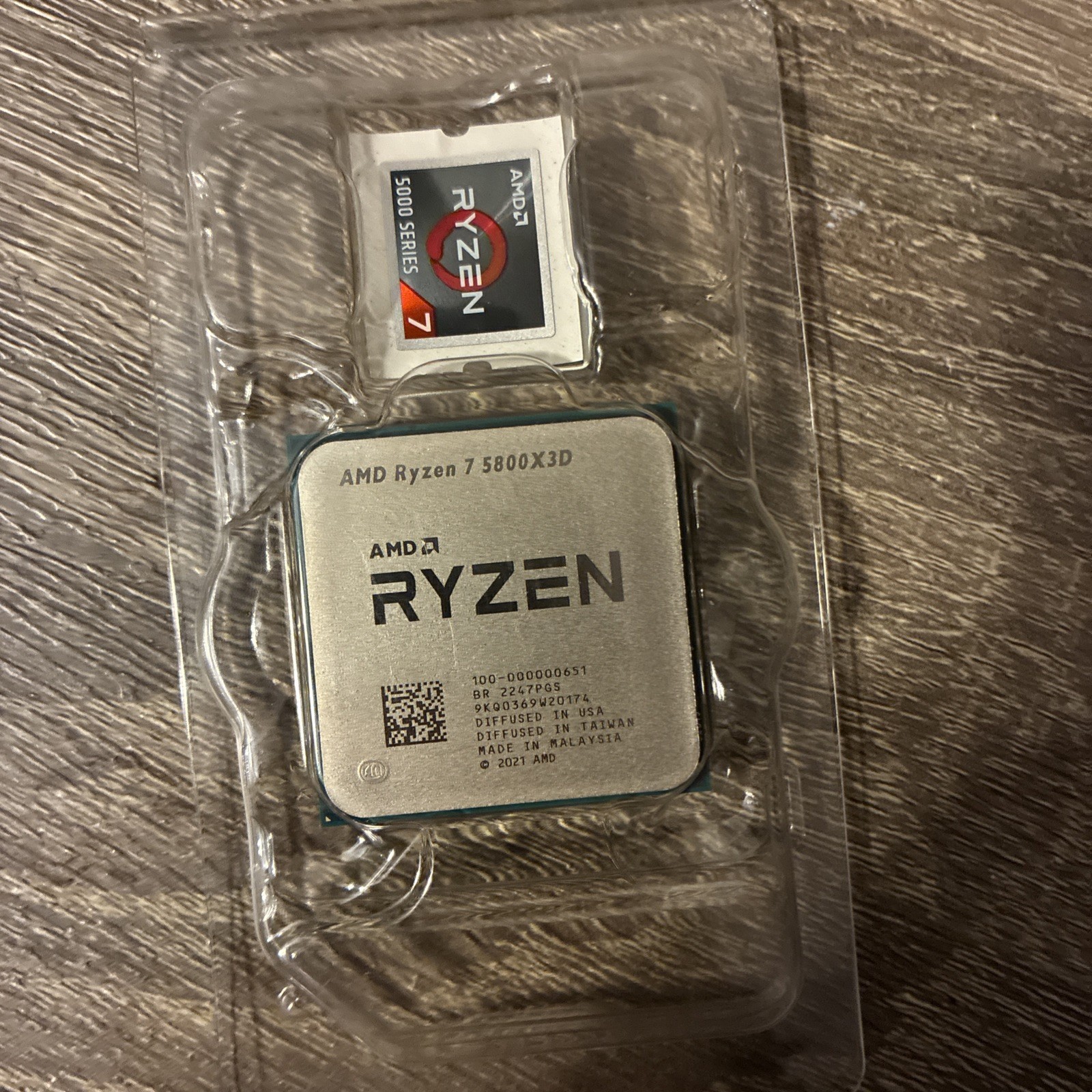 AMD Ryzen 7 5800X3D 8-Core 3.4GHz Socket AM4 CPU Processor 100-000000651