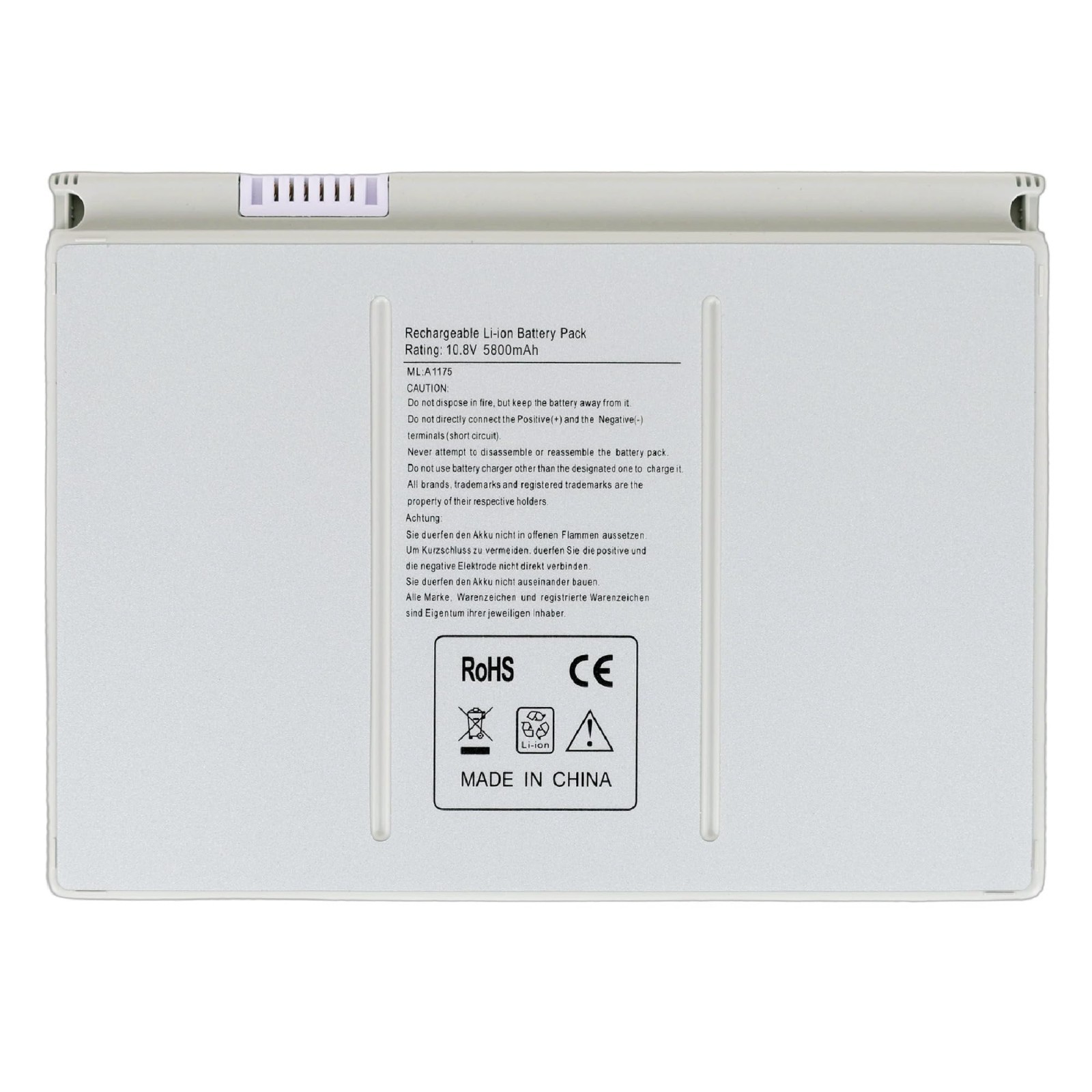 High-Capacity Laptop Battery for 15" MacBook Pro A1175 A1260 A1150 A1211 A1226 2