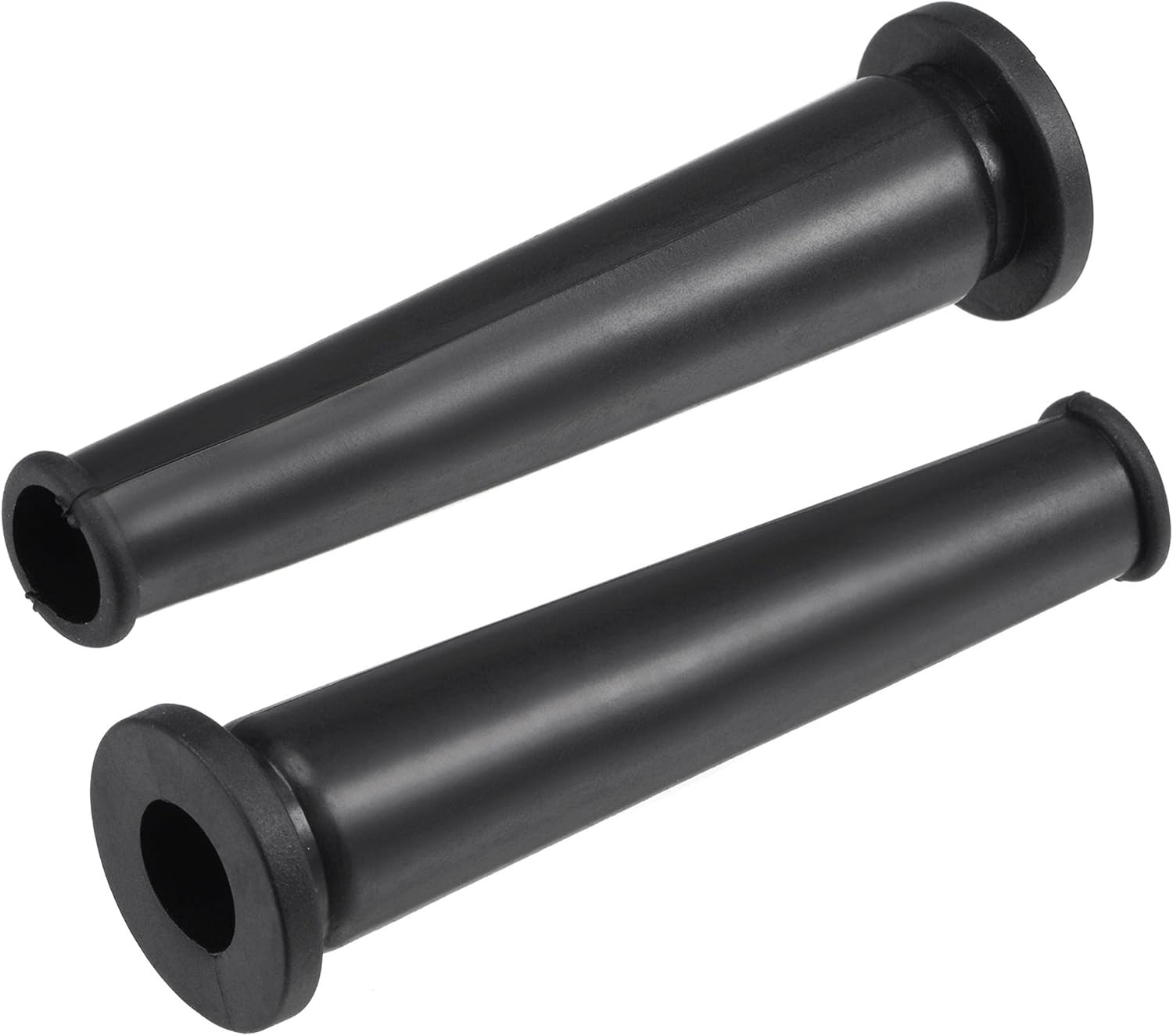 Cord Boot Protector Cable Sleeve Hose Rubber 69Mm Length Black 10 Pcs