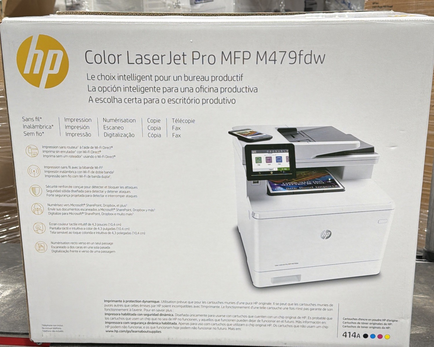 HP LaserJet Pro MFP M479fdw All-In-One Laser Printer W1A80A NEW 