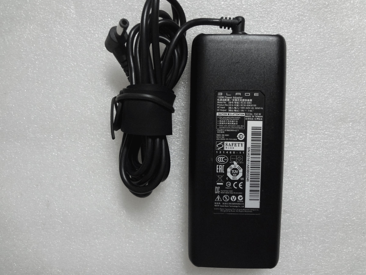RC30-0083 For Razor RZ09-01302E22 RZ09-0130 19V 7.9A 150W AC Adapter 100%Genuine