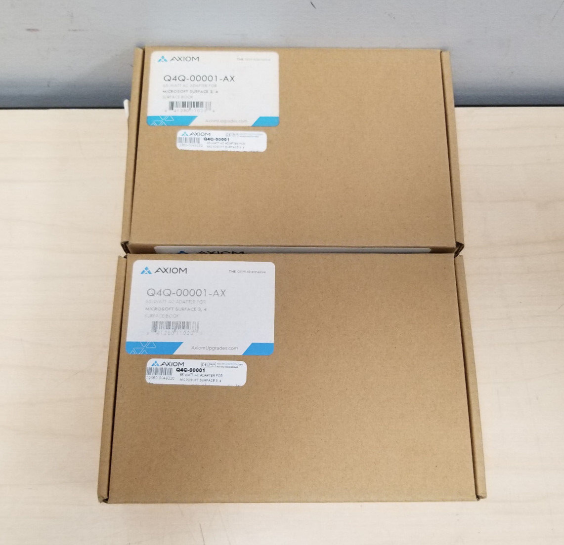 LOT 2Axiom Power Adapter 65Watt Microsoft Surface Pro 3 Pro 4Q4Q-00001-AX #J1415