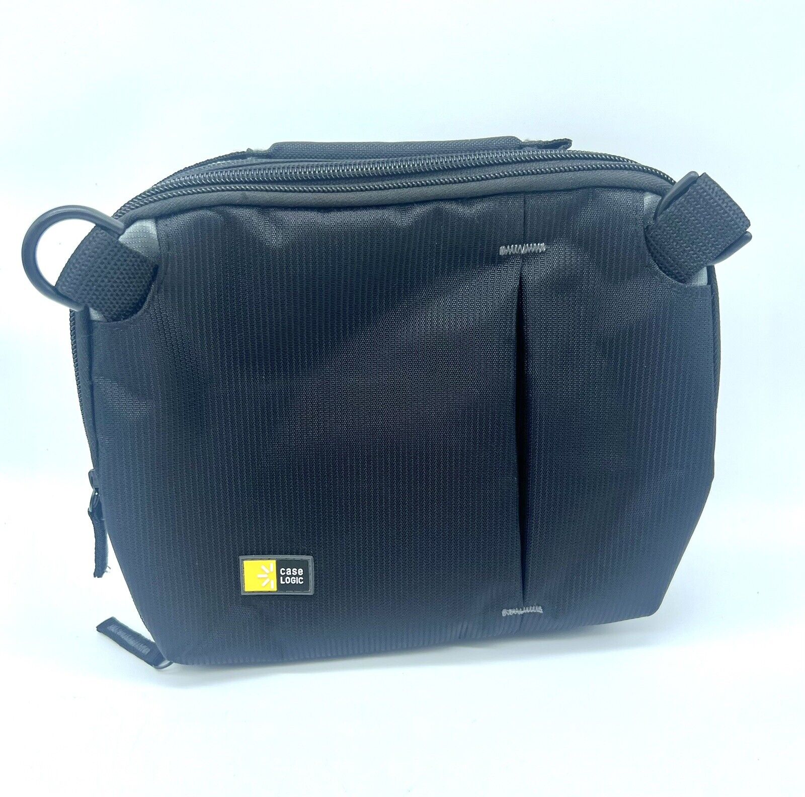 Case Logic Case Bag Black Gray Multi-Pocket Padded Top Handle Discman Multi-use