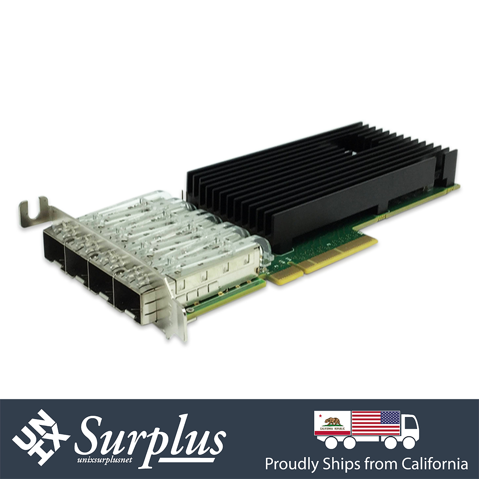 Silicom PE310G4I71LB-XR Quad Port 10GB SFP+ PCIe Intel XL710 Network Card Low