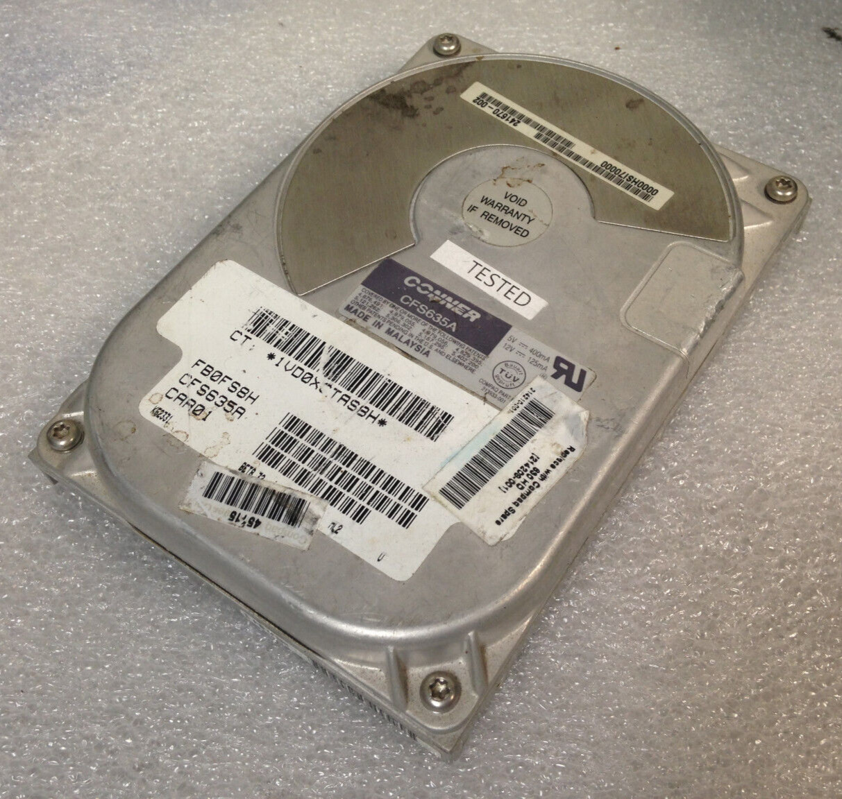 Conner CFS635A 635MB 241670-002 IDE 3.5''Hard Drive