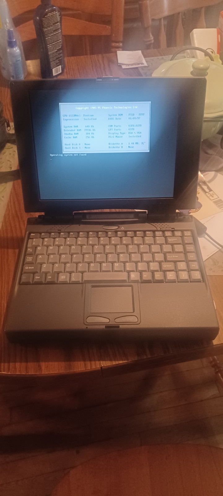 Rare Vintage Green 753+ Laptop Computer Windows Retro 90s Made in Taiwan...