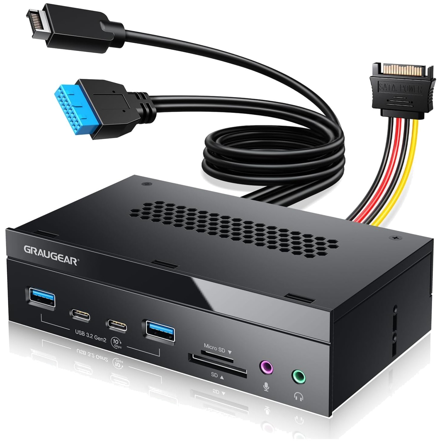 5.25" Front Panel USB Hub//