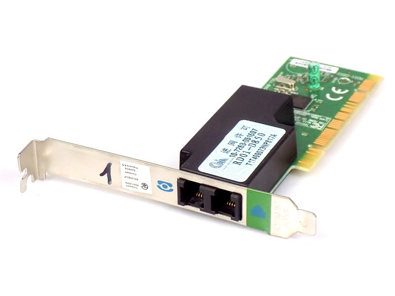 Dell 0HF187 Conexant D-1156I#R5B Dual Port RJ11 56K V.92 PCI Fax Modem Card