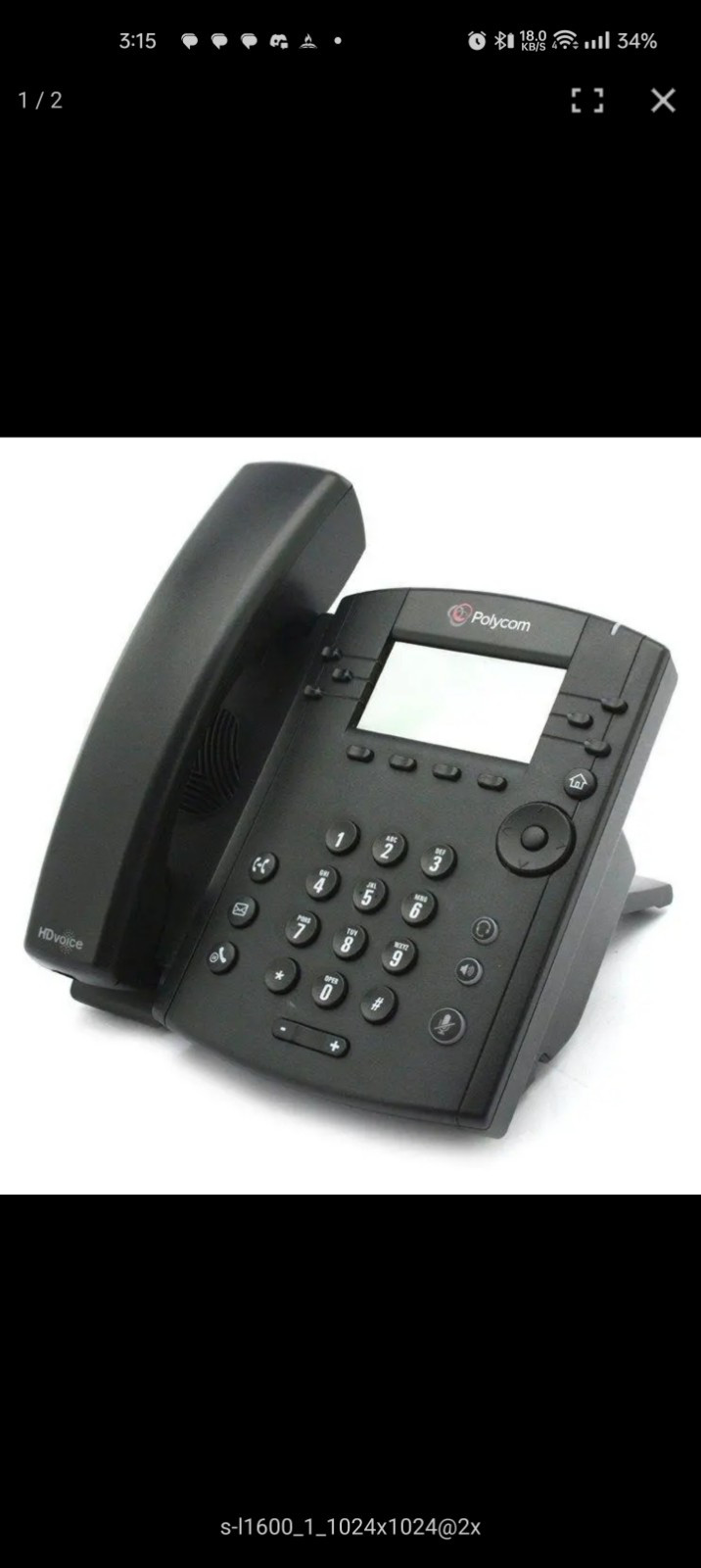 Polycom VVX 311 Corded VoIP Business Media Phone System - Lot 5 Units available 