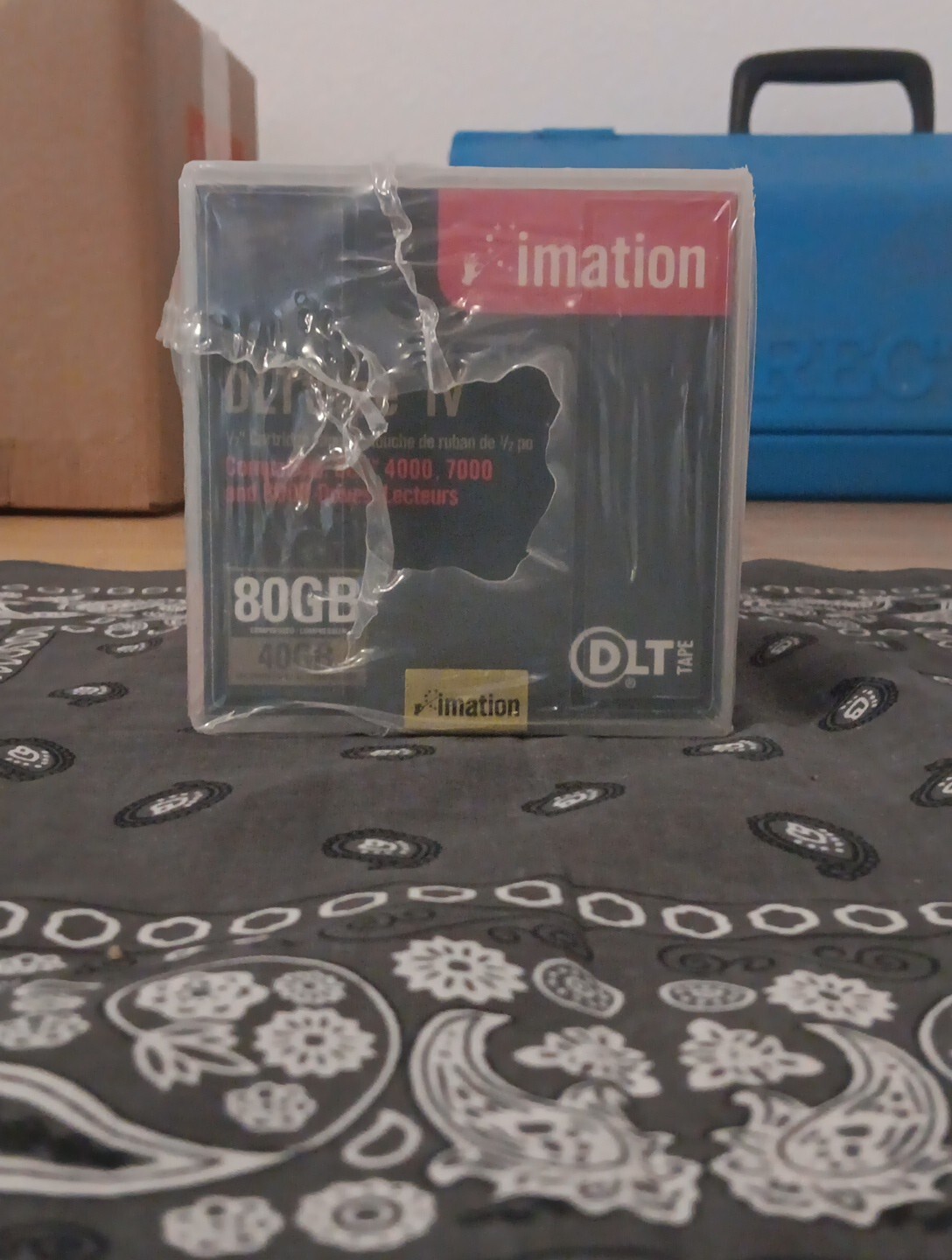 NEW 5/PK Imation DLT IV 40/80GB DATA 1/2" TAPE CARTRIDGES