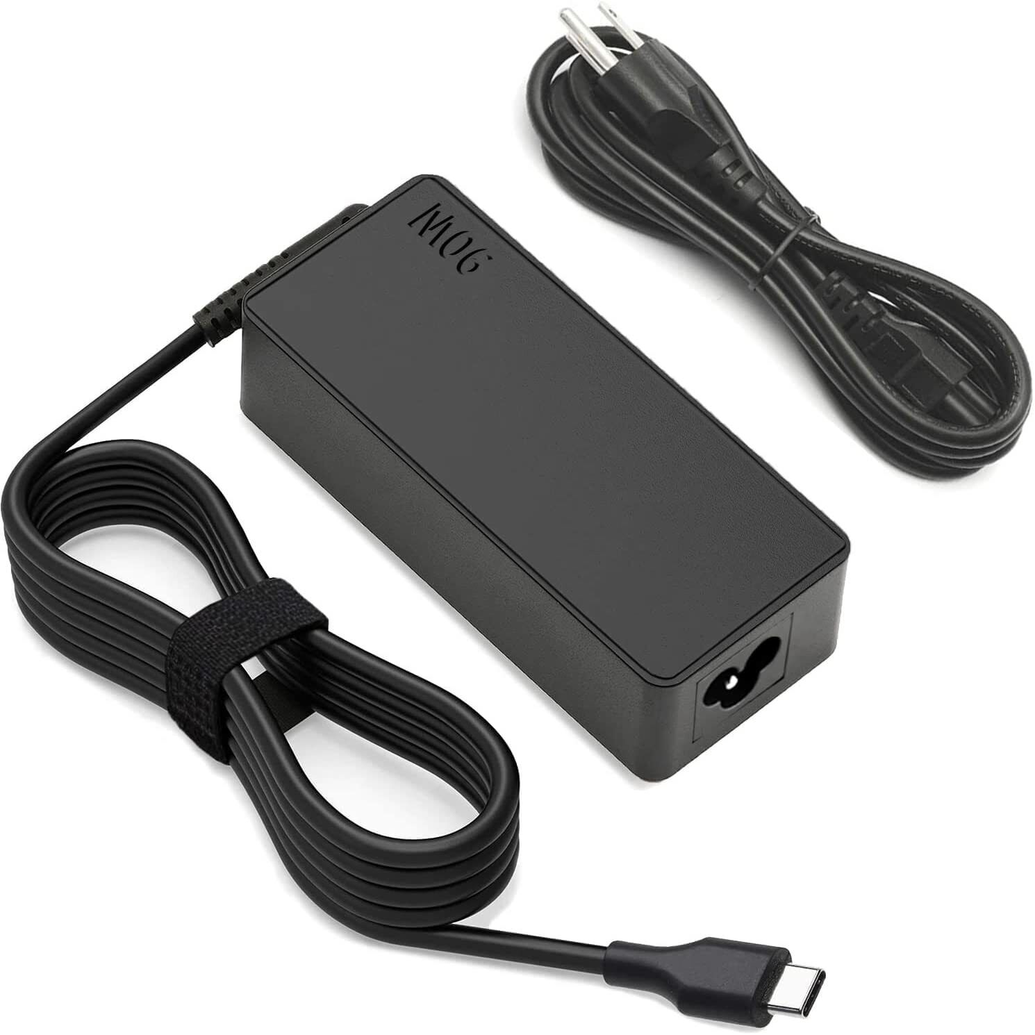 90W USB C Charger for Lenovo E480 E485 E540 E550 E580 E585 E590 Yoga Flex 11 11e