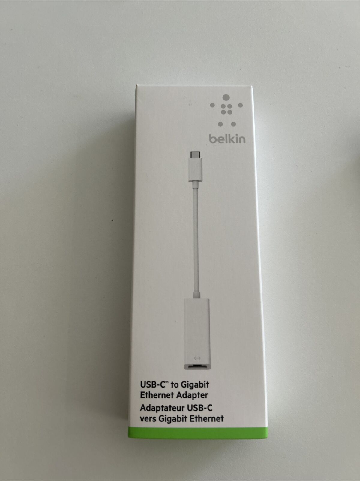 Belkin USB-C to Gigabit Ethernet Adapter - White