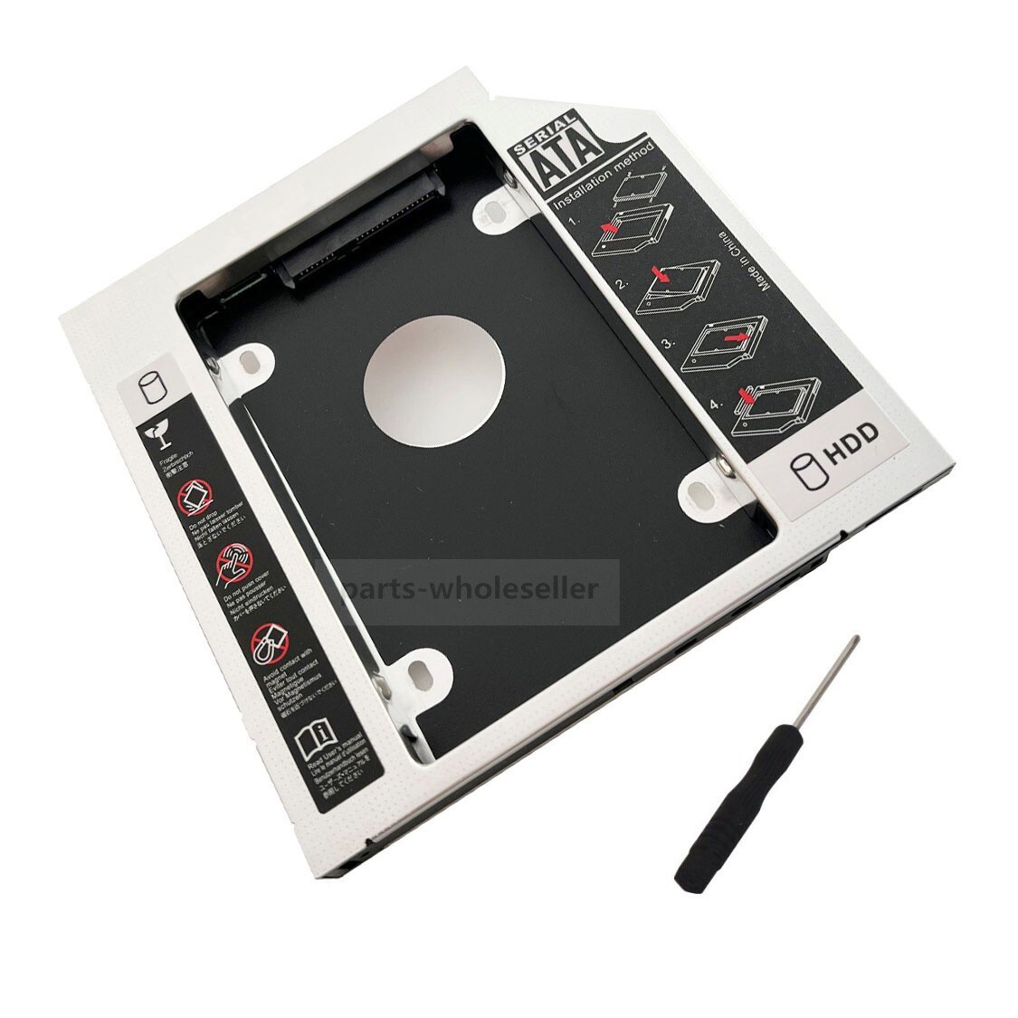 2nd HD Hard Drive SSD HDD Caddy Adapter for Dell Studio 1735 1737 1745 1747 1749