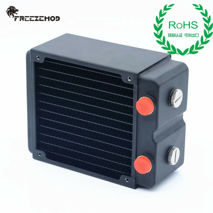 FreezeMod 120mm 240mm 360mm 480mm Copper Radiator 65mm Thick G1/4 Water Cooling
