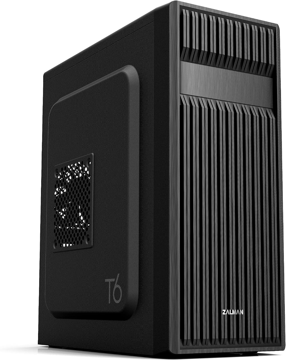 T6 ATX Mid Tower Computer PC Case, Pre-Installed 120Mm Fan, 5.25 ODD, USB 3.0, P