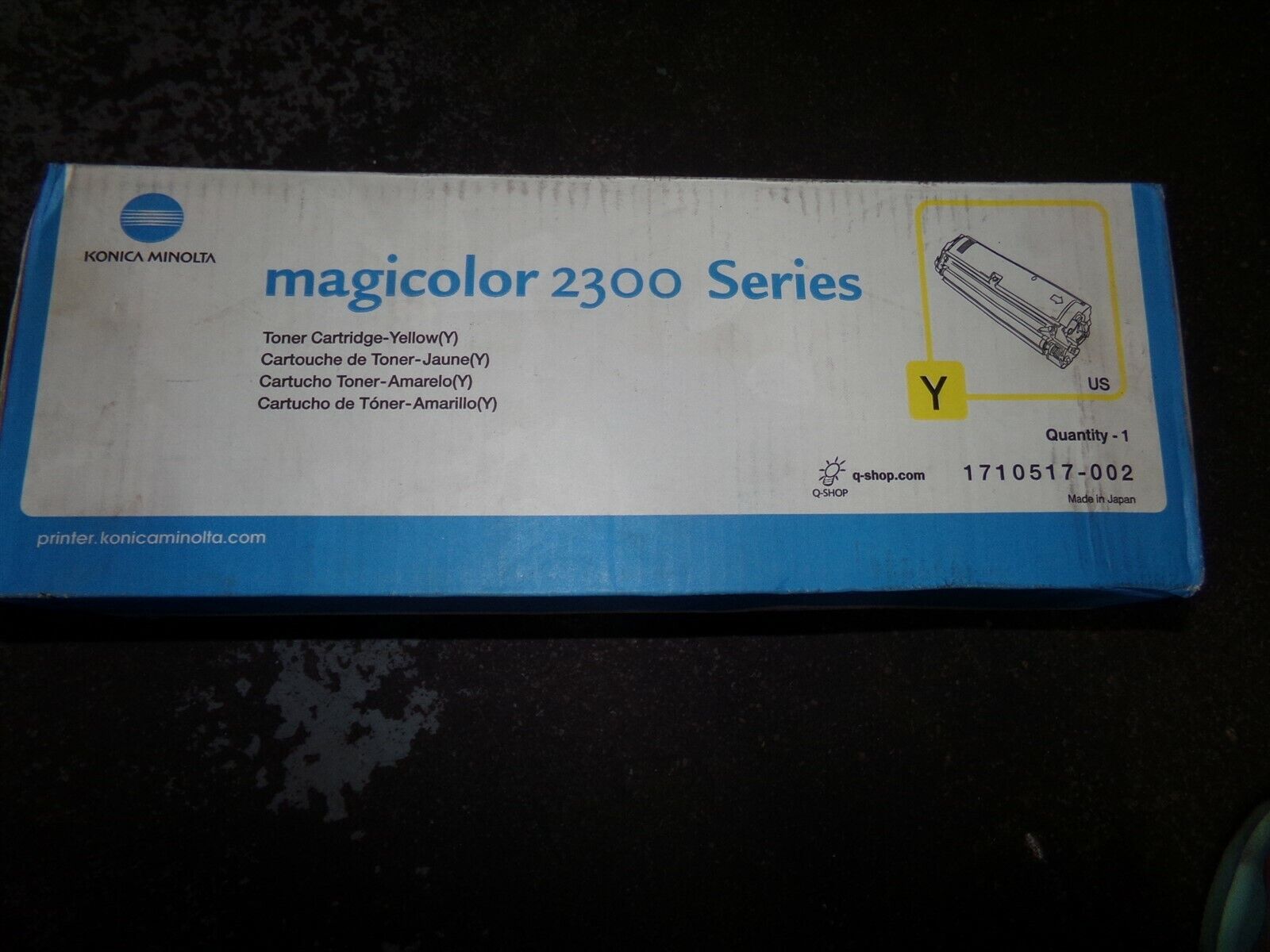 NEW Magicolor 2300 Yellow Toner Cartridge Konika Minolta 1710517-002