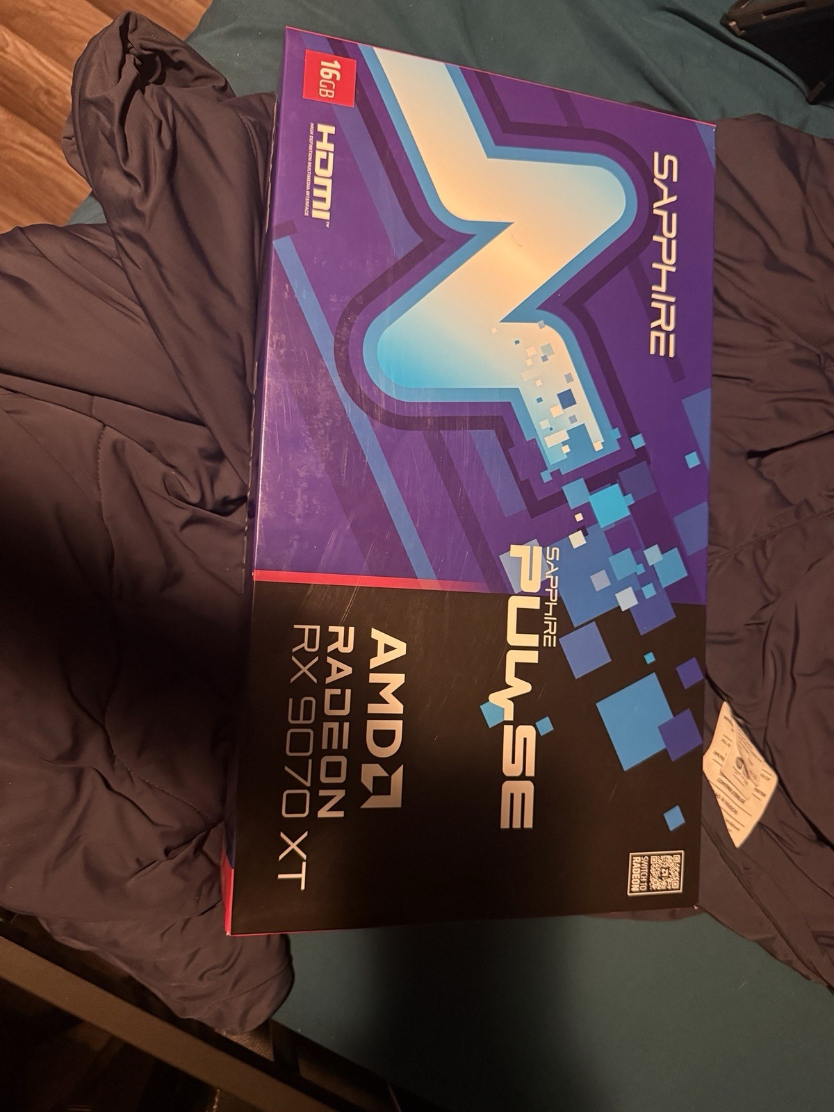 Sapphire 11348-03-20G Pulse AMD Radeon™ RX 9070 XT Gaming Graphics Card with 16G