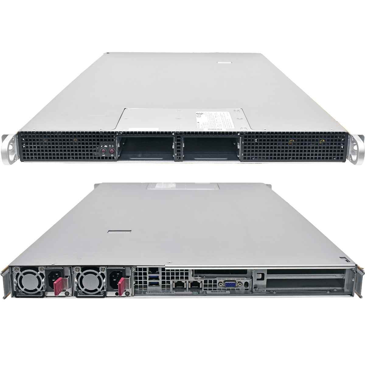 Supermicro CSE-118 Rack Server X10DRG-HT No CPU No RAM 2x HS 4x SFF 2.5"