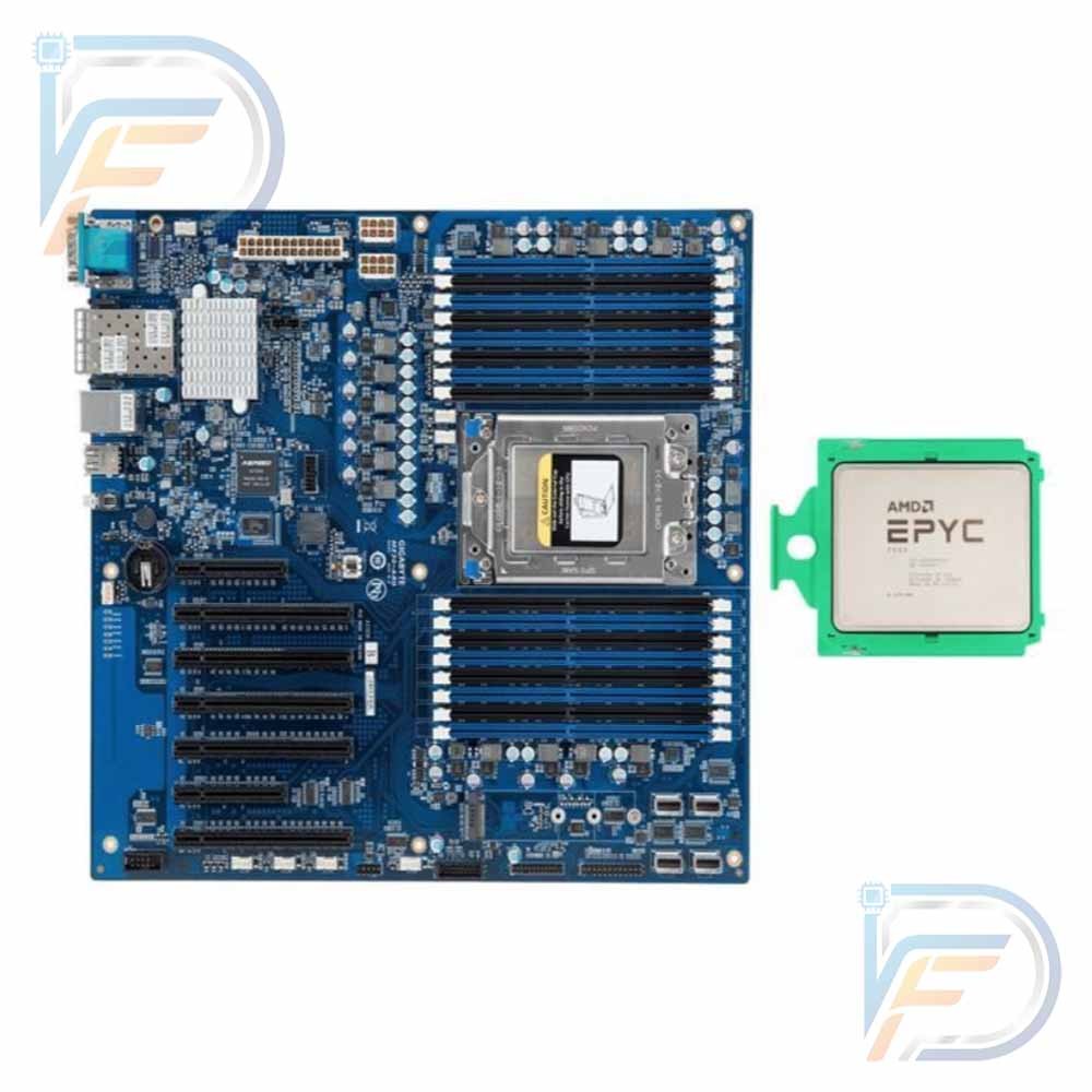 GIGABYTE MZ31-AR0 E-ATX SP3 Server Motherboard + AMD EPYC 7302 16-Core