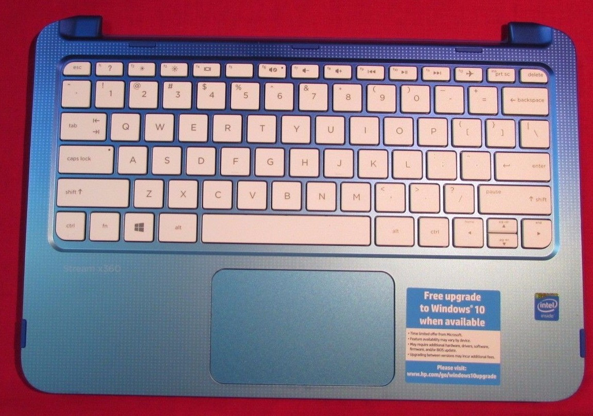 HP STREAM X360-P091NR PALMREST TOPCOVER W/ KEYBOARD,TOUCHPAD,SPEAKERS 794301-001