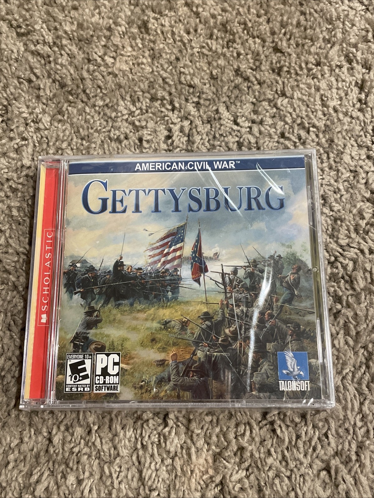 American Civil War Gettysburg Scholastic Talonsoft PC CD-ROM Game - New / Sealed